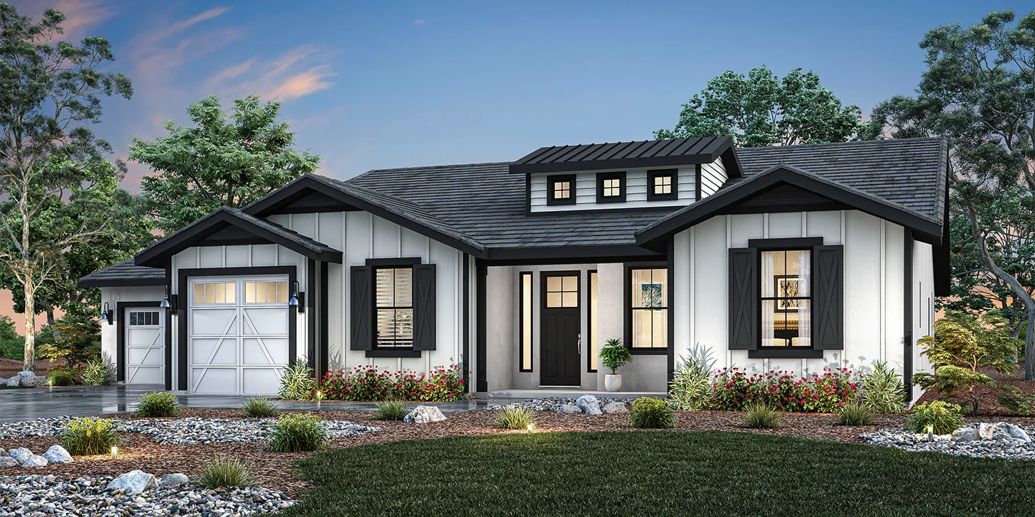 The Heirloom — Farmhouse elevation