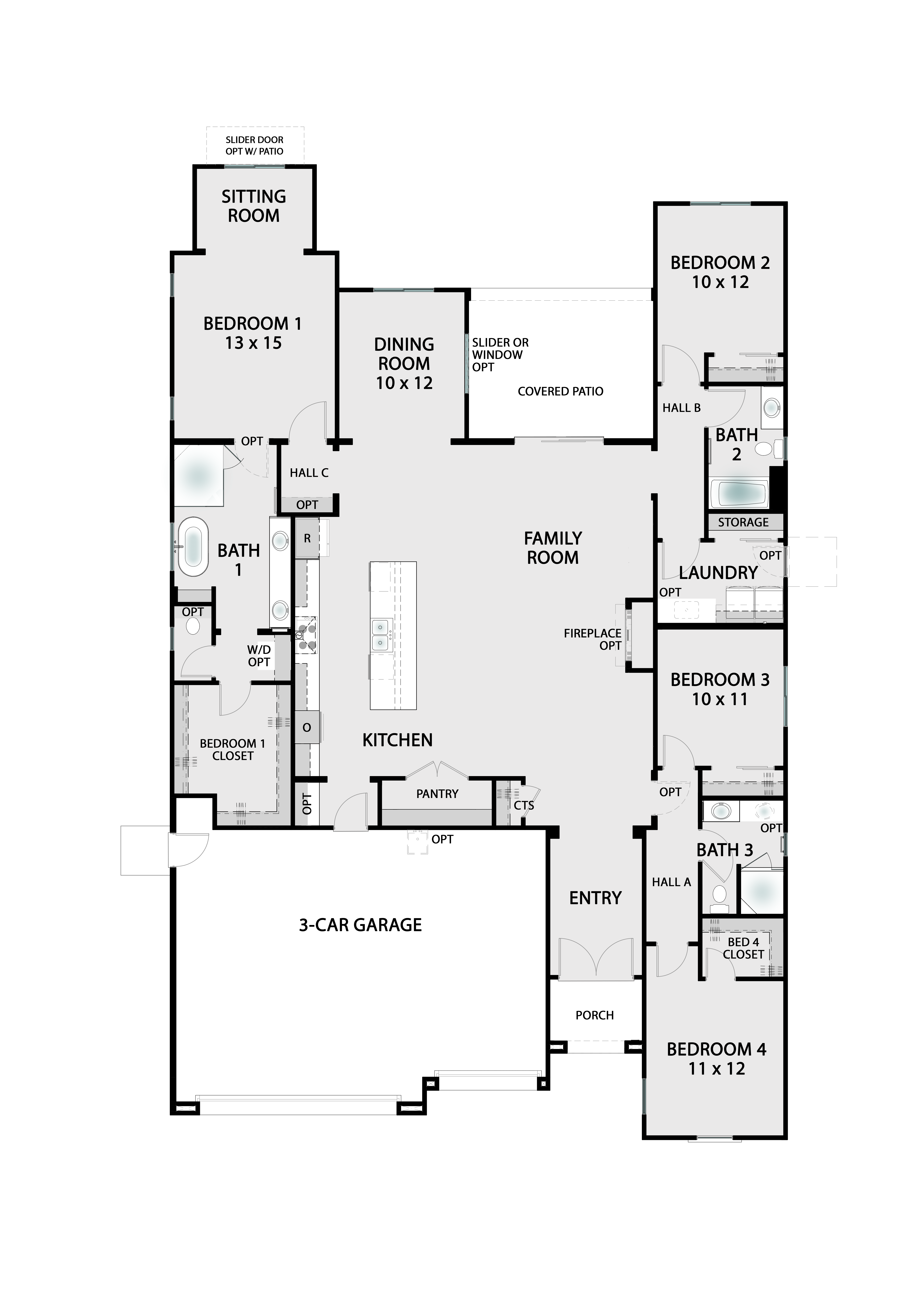 The Shasta base floor plan